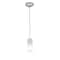 Access Lighting Cylinder, Pendant, Brushed Steel Finish, Opal Glass 28030-1C-BS/OPL - alternate 1